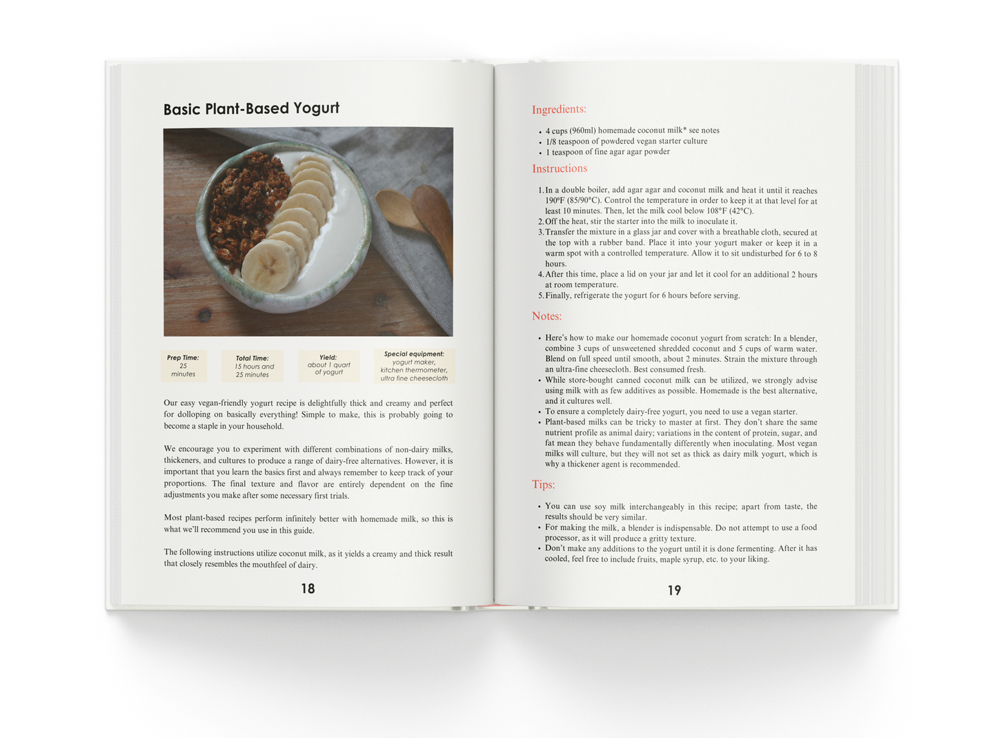 Yogurt Cookbook